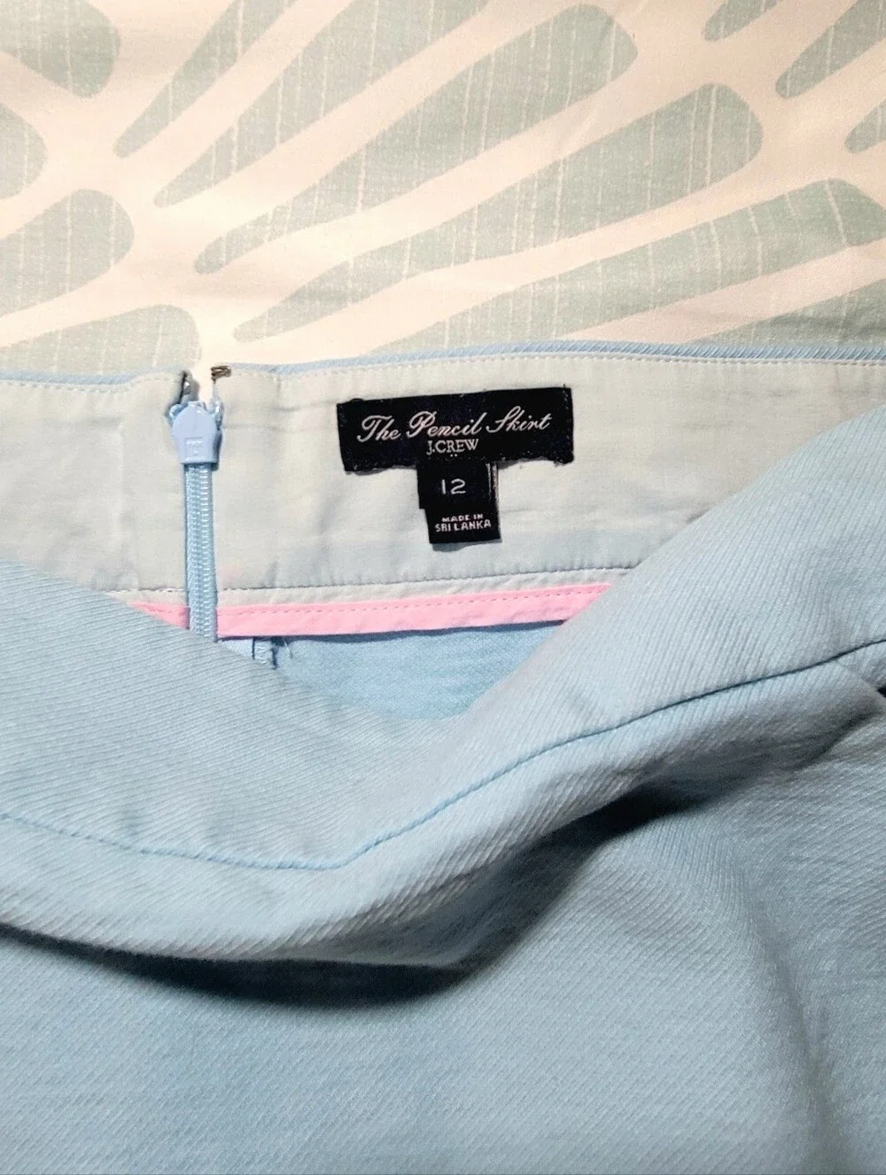 J. Crew  |  Light Blue Pencil Skirt